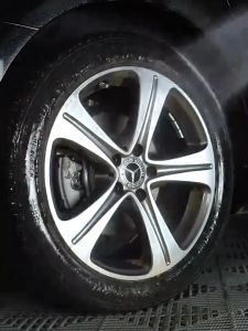 Wheel Brush Premium Tire Cleaning Soft Fiber Brush Tayer T-Shaped Curved Car Wash Tool Cleaning Tyre Brush 轮胎刷 Tayer