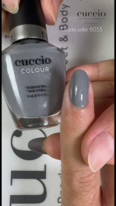Cuccio Nail Color Polish 6055 (US Products) Long Lasting | High Gloss Finish | Easy to Apply - Pewarna Kuku Biasa Cuccio 13ml