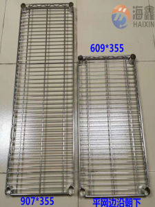 Adjustable Chrome Plated Mesh Shelf Storage Rack Anti Static Thick Pipe Multi Functional Warehouse Furniture Steel Material