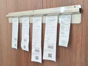 Thanh kẹp bill order oder hóa đơn bằng inox đủ size 30cm đến 120cm