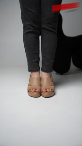 LARRIE Kasut Perempuan Juliet Cut-Out Heel Sandals - L72603-KT01SV