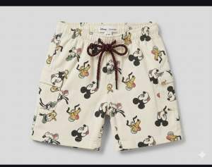 Disney Mickey Mouse shorts with drawstring waist and side pockets.