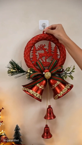Christmas Pendant Drop Bells Ornaments Christmas Tree Hanging Bells Party Decoration