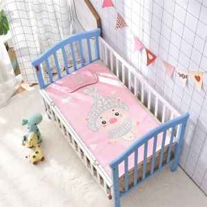 Children Cartoon Printed Icy Silk Mat