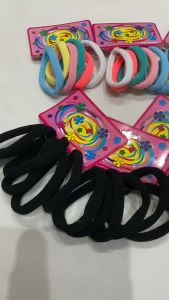 6 Pcs Ikat Rambut Warna Warni Ikat Rambut Donat