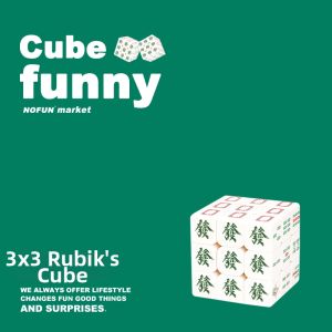 WUQUGONGSHE | Creative Mahjong Cube Birthday Gift For Men