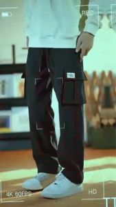 Celana Cargo Panjang Pria Korean Style - Beby Terry & SlimFit