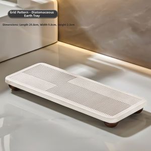 Baroquehouse | Water Absorbent Diatomite Tray Bathroom Organizer