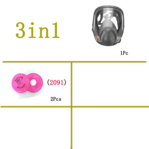 Fog-Proof 6800 Full Face Gas Mask Respirator Sets Industrial Painting Spraying Respiration Safety Work Protective Respirador