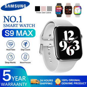 Samsung Original S9 Max Smart Watch 44mm Touch Screen Sports Watch For Kids Bluetooth Running Pedometer Waterproof For Android IOS