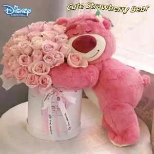 Disney | --New In Stock** Disney Kawaii Doll Toy Story Cute Bear Strawberry Sofa Plush Pillow Stuffed Toy Kids Birthday Decor Kids Gift.