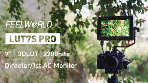 FEELWORLD LUT7S PRO 7นิ้ว Ultra Bright 2200Nits กล้อง DSLR Field Monitor 3D LUT Touch Screen HDR 4K HDMI 3G-SDI อินพุตเอาต์พุต1920X1200แผง IPS