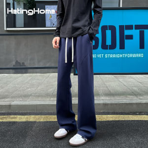 HetingHOME | กางเกงลำลองชายหลวมๆ สไตล์อเมริกัน Hetinghome กางเกงขายาวทรงหลวมๆ สำหรับคู่รัก เหมาะกับทุกวัย ผ้าฝ้ายผสมโพลีเอสเตอร์