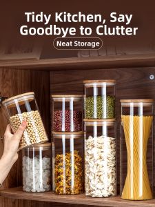 CRISTALGLASS | Sealable Transparent Glass Storage Jar for Kitchen Food