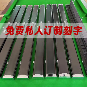 Aluminum Alloy Three-Slot through Rod Pool Stick Case Memory Foam Non-deformable Table Billiards Box Durable Pressure-resistant