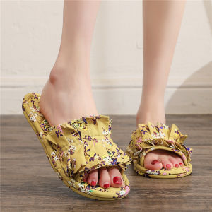 Korean Style Home Slippers Silent Indoor Mens Womens Cloth Bottom Washable Floor Tile Suitable Spring Summer Autumn