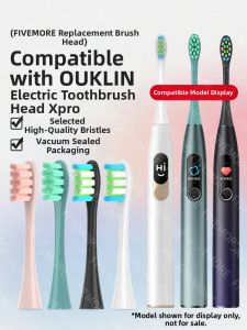 Visual Screen Electric Toothbrush Head Replacement for Oclean/Ou Colin 2nd Generation Xpro/Y2075 Deep Cleaning Adult Brush