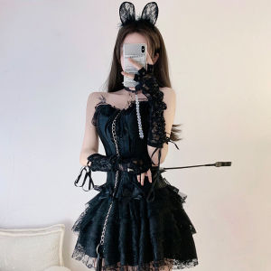 ชุดนักแสดงเวทีเซ็กซี่สุดเท่สำหรับงานวันฮาโลวีนและงานปาร์ตี้ในช่วงค่ำ ชุดน้องกระต่ายสุดเซ็กซี่สำหรับงานวันฮาโลวีน