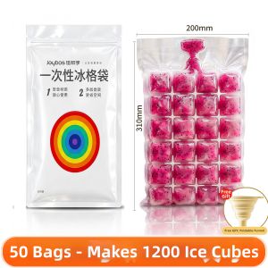 JOYBOS | Disposable Self-sealing Ice Tray Bags