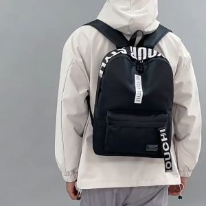 กระเป๋าผ้าใบนักเรียนมัธยมต้นใหม่ กระเป๋านักเรียนสไตล์วิทยาลัย กระเป๋าเป้ความจุขนาดใหญ่ของผู้หญิง กระเป๋าเป้นักศึกษาวิทยาลัย