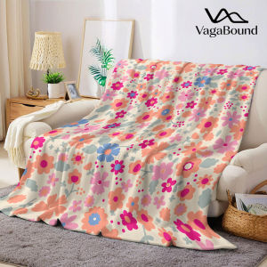 Chăn Flanel Hoa Nhỏ Màu Sắc Cổ Điển Ấm Áp Mềm Mại Dùng Được Quanh Năm Trang Trí Ghế Sofa Quà Tặng Halloween Giáng Sinh Chất Liệu Polyester Kiểu Dệt Ren.