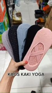 KX01 Kaos Kaki Yoga Socks Ballet Non Slip Anti Licin Tali Silang Full Toe