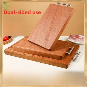 Antibacterial Rosewood Cutting Board Double-Sided Kitchen Special Use Solid Wood Food Grade Utensils Rectangular Shape