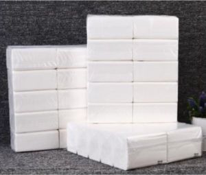 HK.1pack 100 sheets paper extraction Wood Pulp Facial Interfolded Paper Tissue 3Ply Inter-Folded Pop-up Tissue Pulls Toilet Paper Facial Tissues Disposable Paper Towel