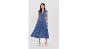 Badomoda DELOSO Criss-cross Waist Dress