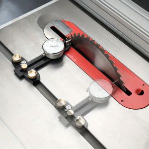 เลื่อยโต๊ะตัวบ่งชี้หน้าปัดที่แม่นยํา ชุดพื้นฐานสําหรับการจัดตําแหน่งและปรับเทียบเครื่องจักรในร้านค้า เช่น เลื่อยโต๊ะ เครื่องเจาะ