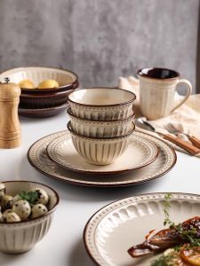 SHELI | American Retro Ceramic Dinnerware Set