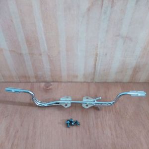 Bastep Step Pijakan Kaki Standar Standart Jagang Jagrak Samping 1 Satu Variasi Aksesoris Motor Honda Supra X Fit 100CC Lama Old Chrome