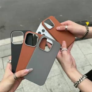 Jazz Case Compatible with REALME C71 / 14 5G / 14T Leather Case Compatible with MagSafe Premium Full-Grain Vegetable-Tanned Smooth Leather Metal Buttons & Camera Bump Frame Luxury Cover (6.9") Saddle Brown 5g 4g A 06 T 1 4 Realme14 Realme14T 2025 Bar