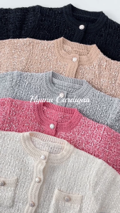 ELYCLOTH | HYUNA CARDIGAN | CARDIGAN RAJUT WANITA KOREA PREMIUM KNIT