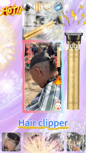 ปัตตาเลี่ยนแท้: ปัตตาเลี่ยนไร้สาย แบบชาร์จ USB ชุดเครื่องโกนหนวด ที่กันจอนไร้สาย ราคาถูกต้อง