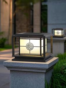 MARTINI | Traditional Chinese Style Outdoor Post Lights for Gates
