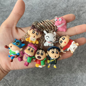 Superhero Cartoon Keychain Car Key Ring Miniature Landscape Ornament Wacky Wisdom Creative Gift Key Holder Collectible Toy