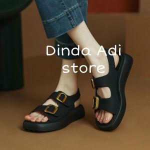 Erdete sepatu wanita flatshoes Kayla model terbaru 2022 warna hitam ukuran 37-40
