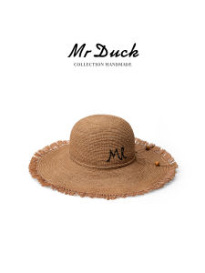Mr DUCK | Raffia Wide Brim Sun Hat