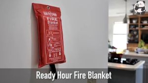 Emergency Fire Blanket Fire Extinguisher Fireproof Protection size 1m x 1m