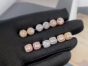 Huitan Simple Versatile Women Stud Earrings Square/Round Shaped Daily Wear Temperament Delicate Ear Piercing Fashion Jewelry