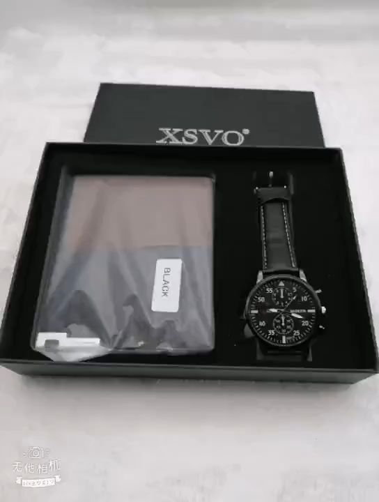 JESOU COLLECTIONS MENS QUARTZ WATCH/WALLET GIFT SET GOOD FOR