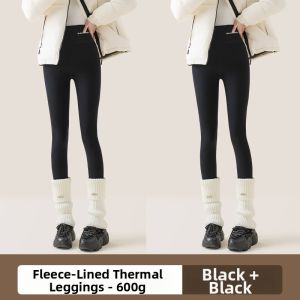 MsPai | Warm Thick Flannel Leggings Winter High Waist