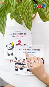 Truyện Ehon bé 1-2-3 tuổi - Bài thể dục bắt chước của gấu trúc