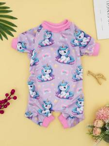 U Pick One-Piece Dog Pajamas Fashion Pet Clothes Soft and Comfortable Pet Apparel Suitable For Small And Medium Dogs
