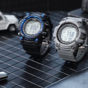 Teconi Jam Tangan Anak Remaja Digital Fashion Shock Sporty A011 - Anti Air Free Bubble Free Box