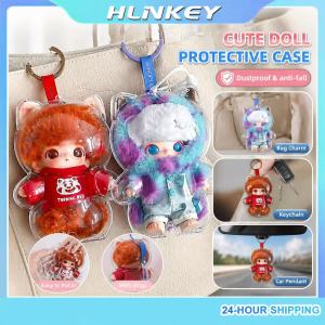 HLINKEY 360° Clear Protective Box Shockproof Acrylic Display Case Plush Doll & Blind Box Figure Storage
