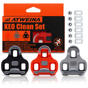 Road Bike Self-Locking Pedal Cleats For LOOK KEO Classic Blade Bicycle Pedals Shoes Adapter 0/4.5/9 Degree Float Angle