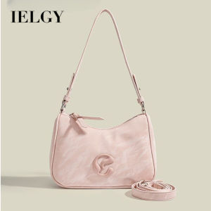 IELGY Pink Underarm Retro Mori Style Handbag: A One Shoulder Commuter Must-Have