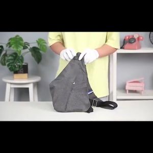 Anti-Theft Slim Sling Bag Multi-Purpose Cross Body Bag Shoulder Pack for Men Women Outdoor Travel